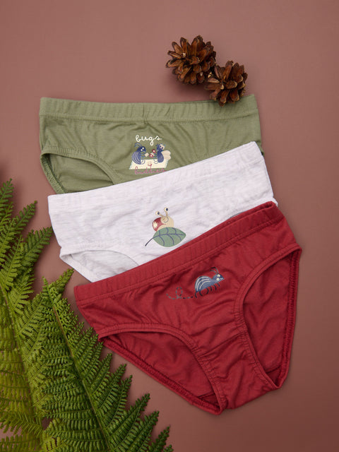 Sinsay Baby Boy's Dark Red/Grey/Green Graphic Printed 3pc Briefs | Sinsay in Lebanon