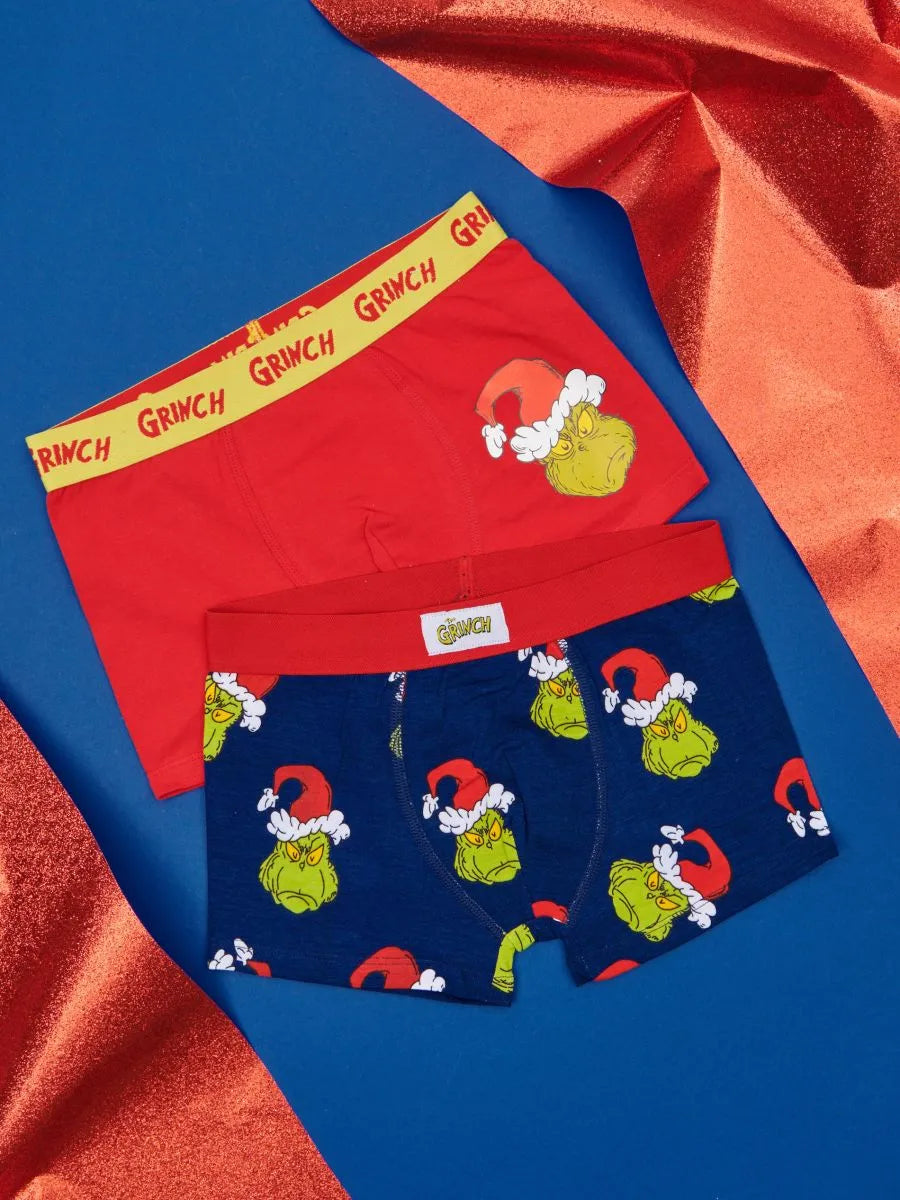 Sinsay boys Multicolor 2-pack Of Grinch Holiday Boxer
