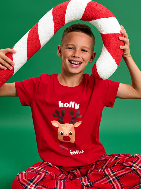 Sinsay Boy's Red  Football Two piece Pyjama Set  | Sinsay in Lebanon