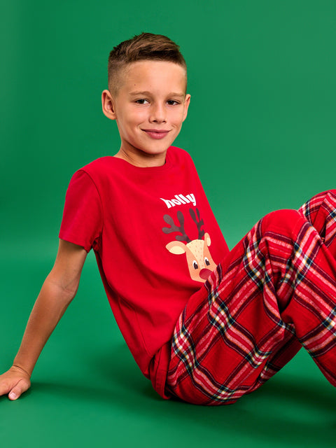 Sinsay Boy's Red  Football Two piece Pyjama Set  | Sinsay in Lebanon