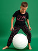 Sinsay boys black 2 piece pajama set AYA