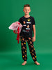 Sinsay Boy Pajama Set Dark Gray AYA