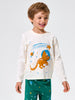 Sinsay boys off white pajama top AYA