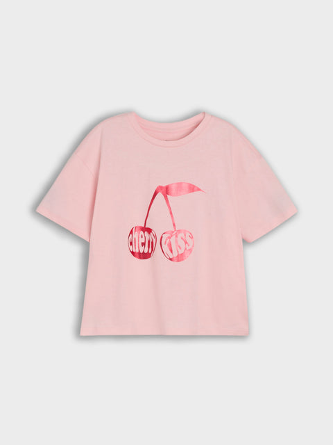 Sinsay Girl's Pastel Pink Two Piece Pajama Set With A Print | Sinsay In Lebanon