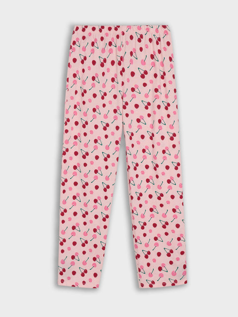 Sinsay Girl's Pastel Pink Two Piece Pajama Set With A Print | Sinsay In Lebanon