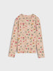 Sinsay Girls Beige ribbed pajama top AYA