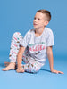 Sinsay Boy's Pajama Set Light Grey AYA