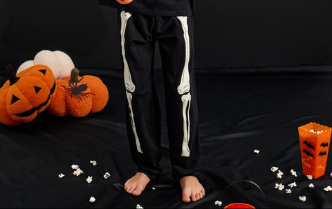 Sinsay Boy's Black & White Halloween Pants | Sinsay In Lebanon
