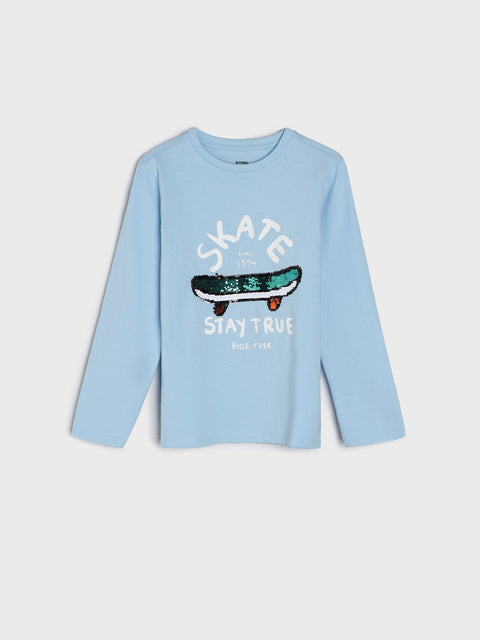 Sinsay Baby Boy's Baby Blue Long Sleeve Blouse | Sinsay In Lebanon