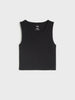 Sinsay girls black crop top AYA