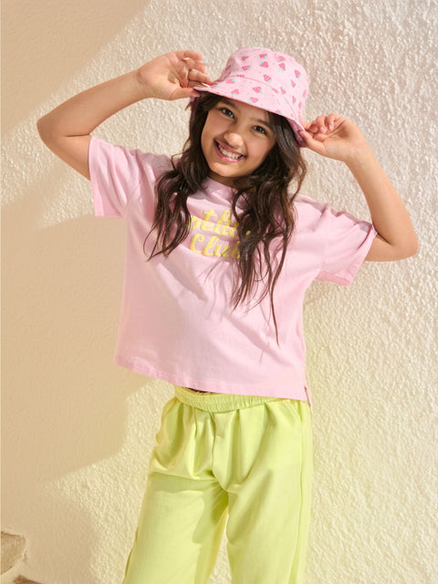 Sinsay Girl's Pink Short-sleeve T-shirt | Sinsay in Lebanon