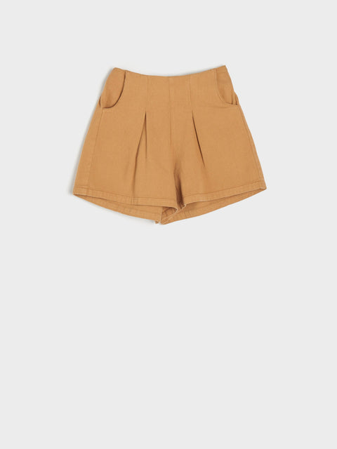 Sinsay Girl's Camel Denim Short | Sinsay In Lebanon