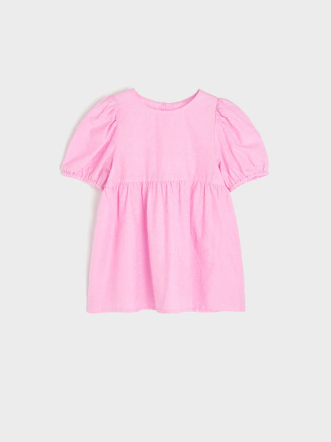 Sinsay Girl's Pink Short Sleeves Blouse | Sinsay In Lebanon
