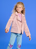 Sinsay Girls’ Pink Faux Suede Biker Jacket | Sinsay in Lebanon