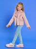 Sinsay Girls’ Pink Faux Suede Biker Jacket | Sinsay in Lebanon