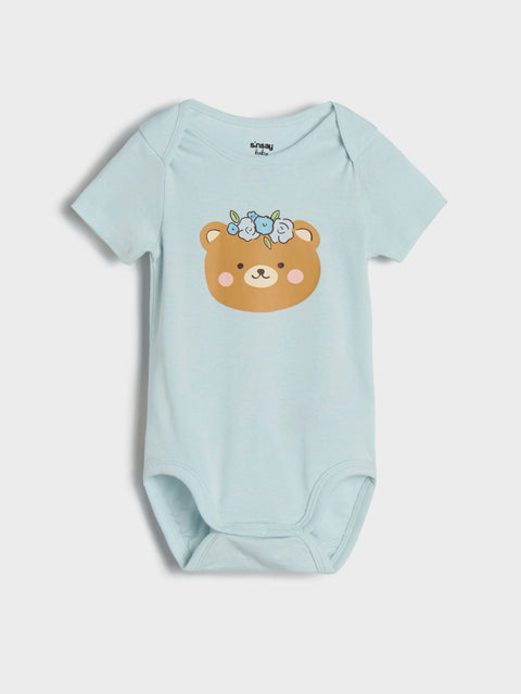 Sinsay Baby Girl's Baby Blue/White 2 pack Bodysuits  | Sinsay in Lebanon