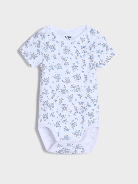 Sinsay Baby Girl's Baby Blue/White 2 pack Bodysuits  | Sinsay in Lebanon