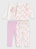 Sinsay Baby Girl Pajama Set 2-Pack White-Lilac AYA