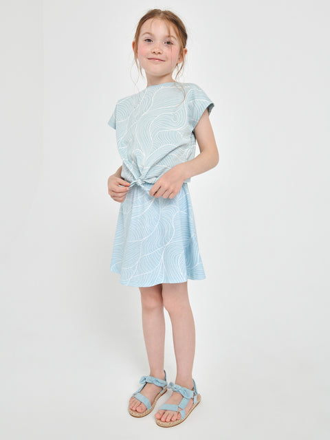 Sinsay Baby Girl's Light Blue T-Shirt With A Tie | Sinsay In Lebanon
