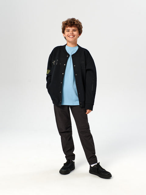 Sinsay Boy's Dark Grey Elastic Waistband Jogger |Sinsay In Lebanon