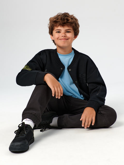 Sinsay Boy's Dark Grey Elastic Waistband Jogger |Sinsay In Lebanon