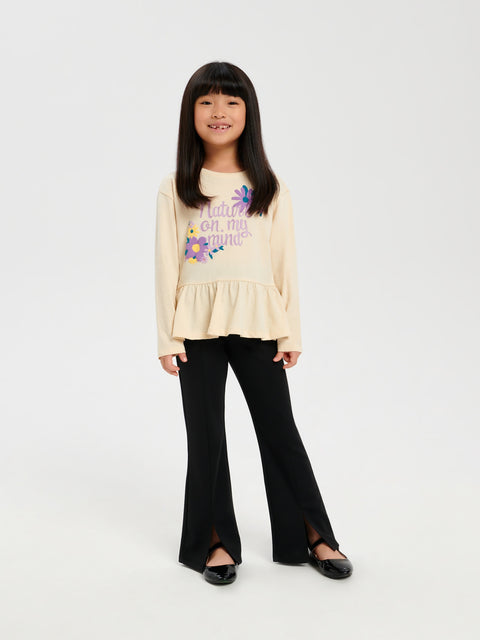 Sinsay Girl's Cream Printed Blouse | Sinsay In Lebanon