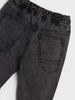 Black jeans on a white background