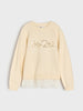 Sinsay GIRLS BEIGE SWEATER.   AYAO