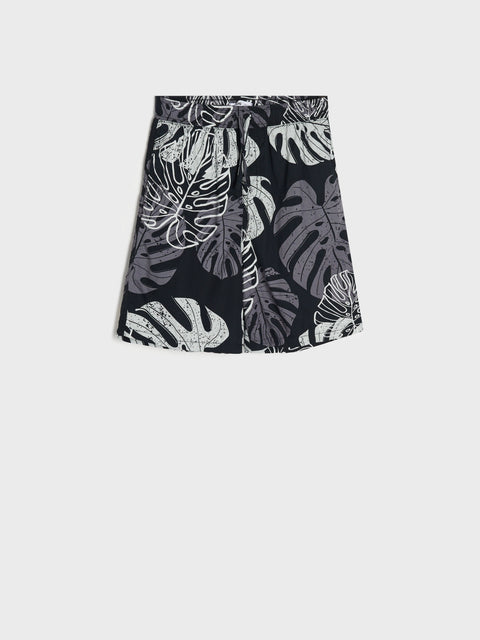 Sinsay Boy's Black All Over Print T-Shirt And Shorts Set | Sinsay In Lebanon