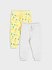 Sinsay Baby Girl's Yellow & Grey 2 Pack Jogger Sweatpants | Sinsay In Lebanon
