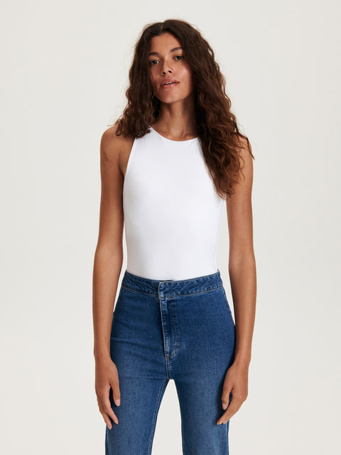 Reserved Women's Blue Skinny Flare Jeans | Reserved In Lebanon