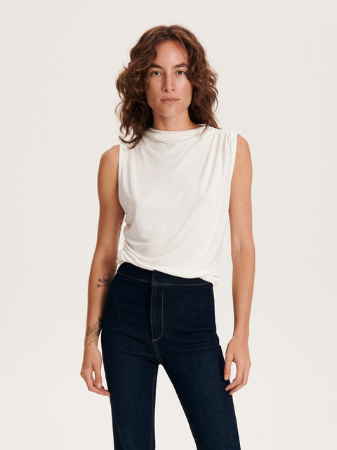 Reserved Women's Navy Skinny Flare Jeans | Reserved In Lebanon