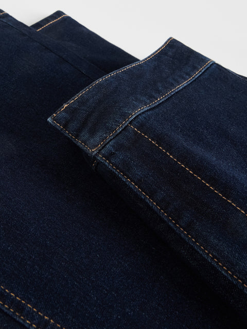 Reserved Women's Navy Skinny Flare Jeans | Reserved In Lebanon