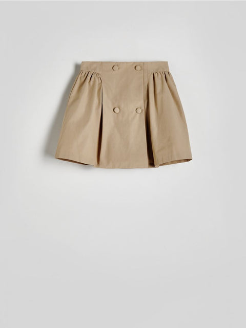 Reserved Girl's Beige Buttoned Skirt |Reserved In Lebanon