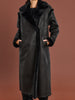 Sinsay Women's Black Long Faux Leather Coat | Sinsay In Lebanon