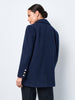 Sinsay Women's Navy Classic Collar Coat | Sinsay In Lebanon