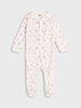 AYA Sinsay BABY GIRL LIGHT PINK-WHITE FLOREL 2 PACK bodysuits