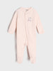 AYA Sinsay BABY GIRL LIGHT PINK-WHITE FLOREL 2 PACK bodysuits