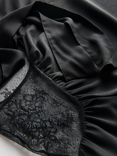 Reserved Women's Black Light Blouse With Flounce | Reserved In Lebanon