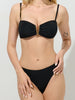 Sinsay Women's Black Rib Knit Bikini Top | Sinsay In Lebanon