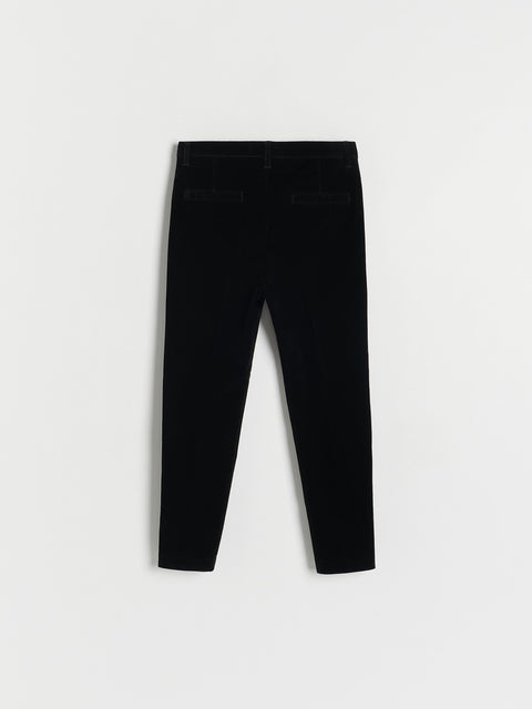 Black pants on a white background
