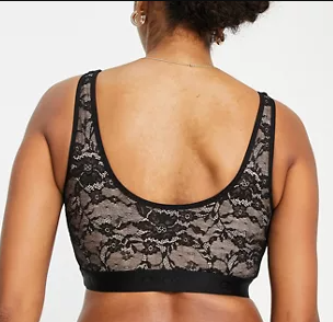 Asos Design   Women's Black  Bra ANF675