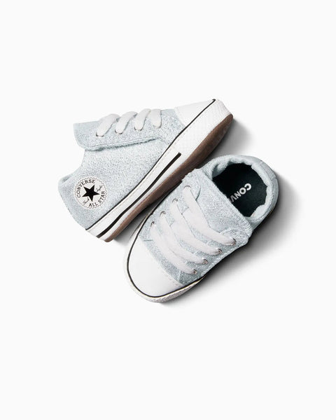 Converse Baby Girl's Silver Cribster Sparkle Sneakers | Converse In Lebanon