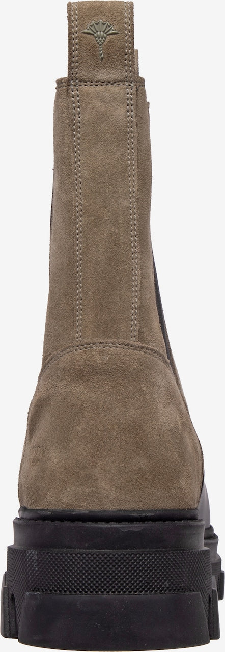 Joop Men's Khaki Green Velluto Chelsea Boots | Joop In Lebanon