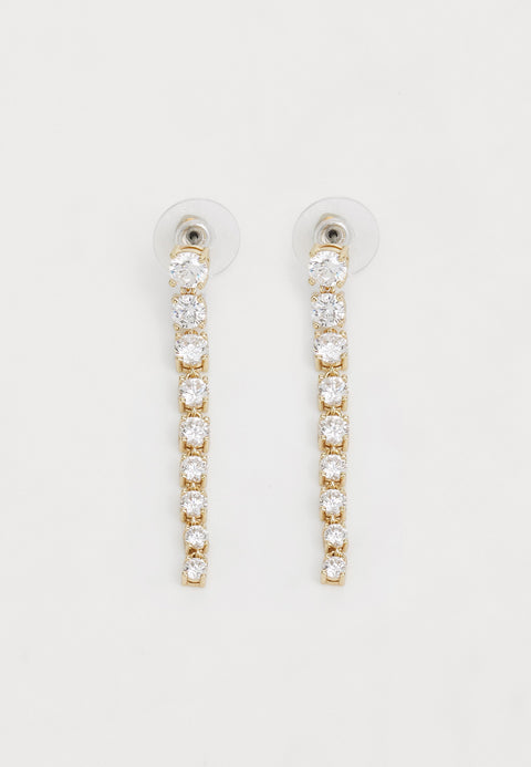 Marchesa Women's Gold Linear Earrings | Marchesa In Lebanon