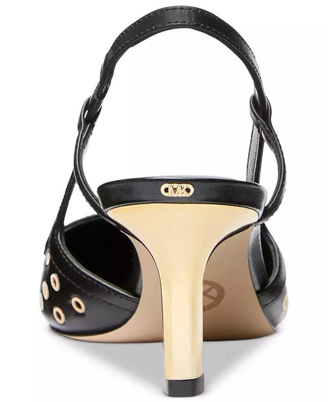 Michael Kors Women's Black Alora Pointed Toe Mid Heel | Michael Kors In Lebanon