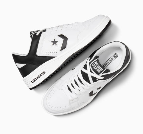 Converse Men's White & Black Weapon Leather Sneaker |Converse In Lebanon