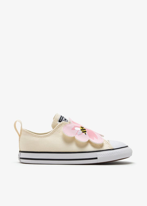 Converse Baby Girl's Pink & Cream Chuck Taylor All Star One Strap Sneakers | Converse In Lebanon