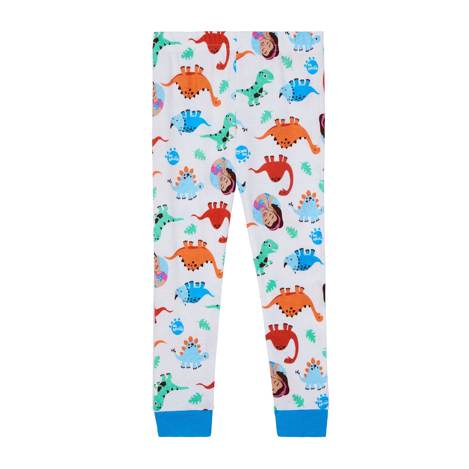 Ms.Rachel Girl's Multicolor Dinosaur Printed Pajama Bottoms | Ms.Rachel In Lebanon