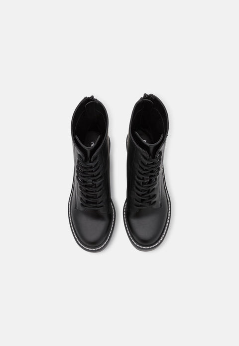 Madden Girl Women's Black Karma Block Heel Boots | Madden Girl In Lebanon